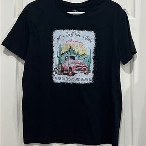 (17) Custom Heart Like A Truck Tshirt